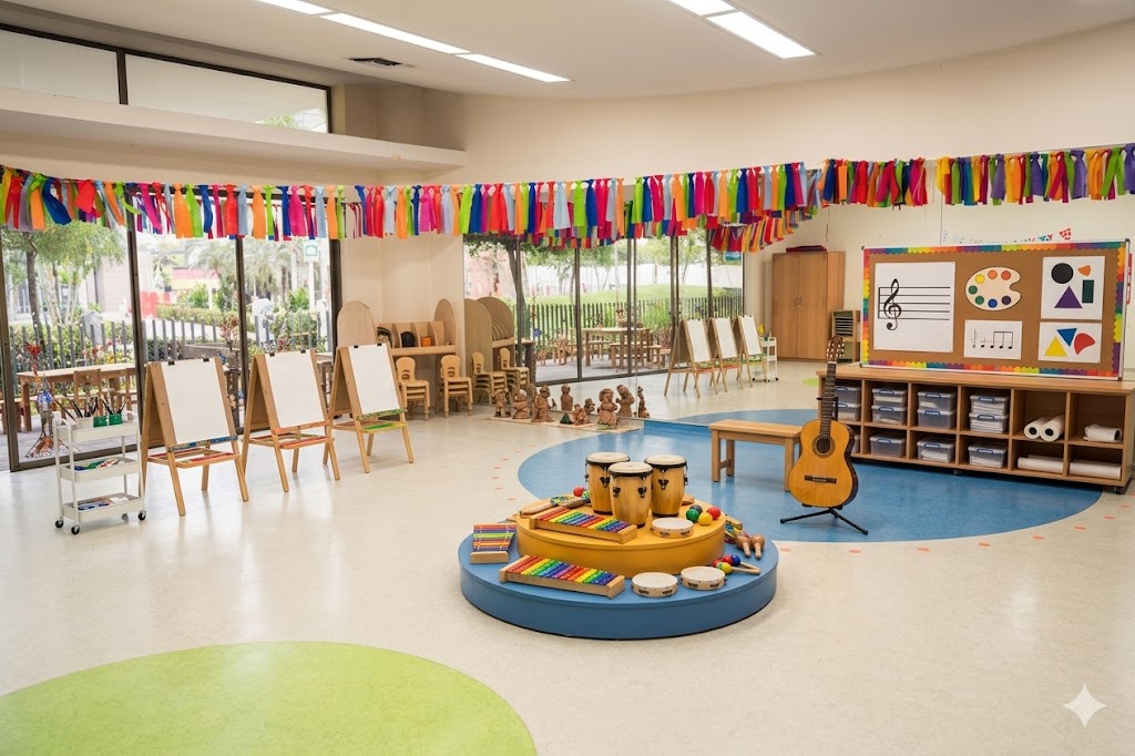 Mobiliario Escolar Estándar JUNJI Colegios Chile -sala de música colegio