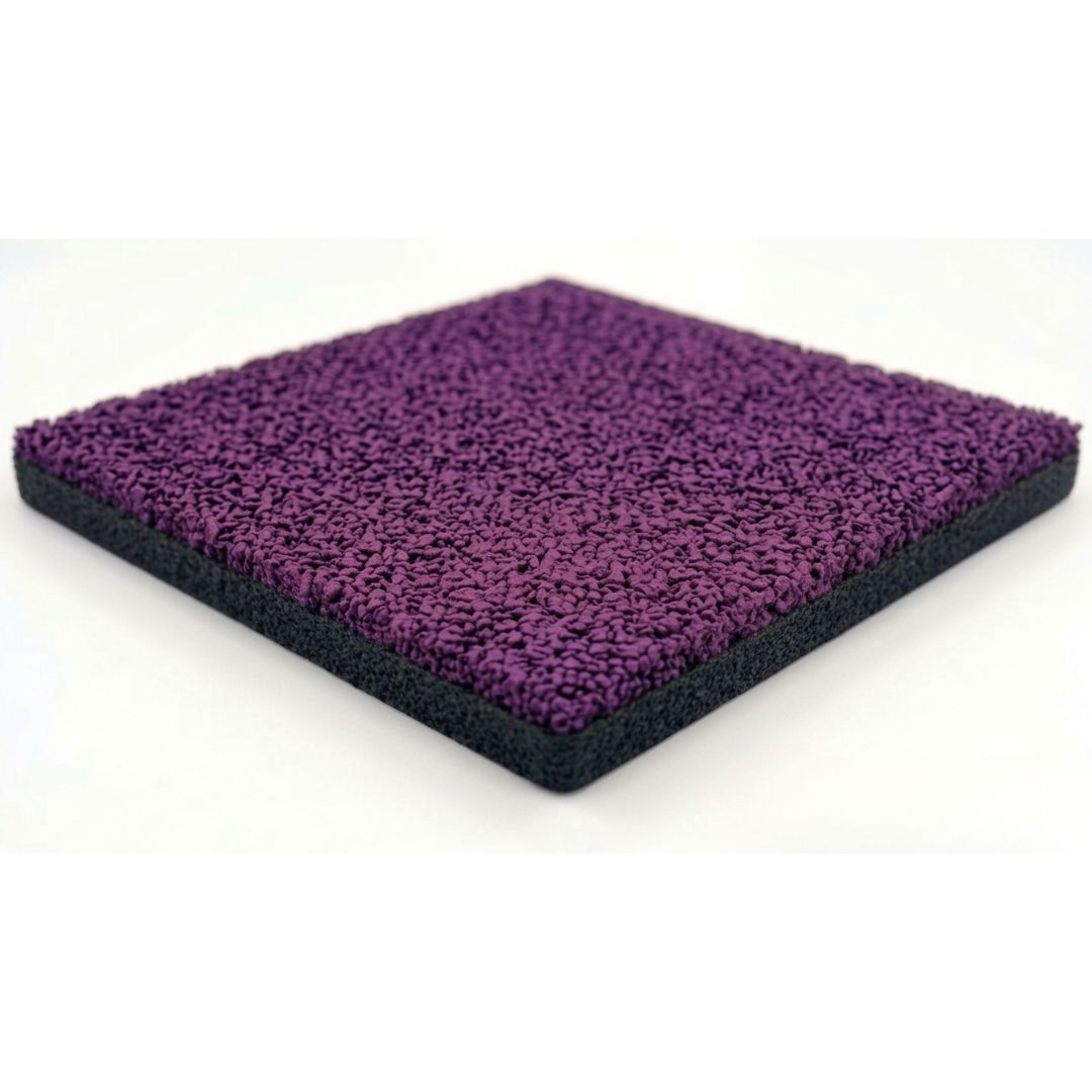 Palmeta de Caucho SBR 50x50cm | Piso Amortiguador para Plazas y Gimnasios 4 Palmeta de Caucho SBR 50x50cm | Piso Amortiguador para Plazas y Gimnasios - Imagen 4