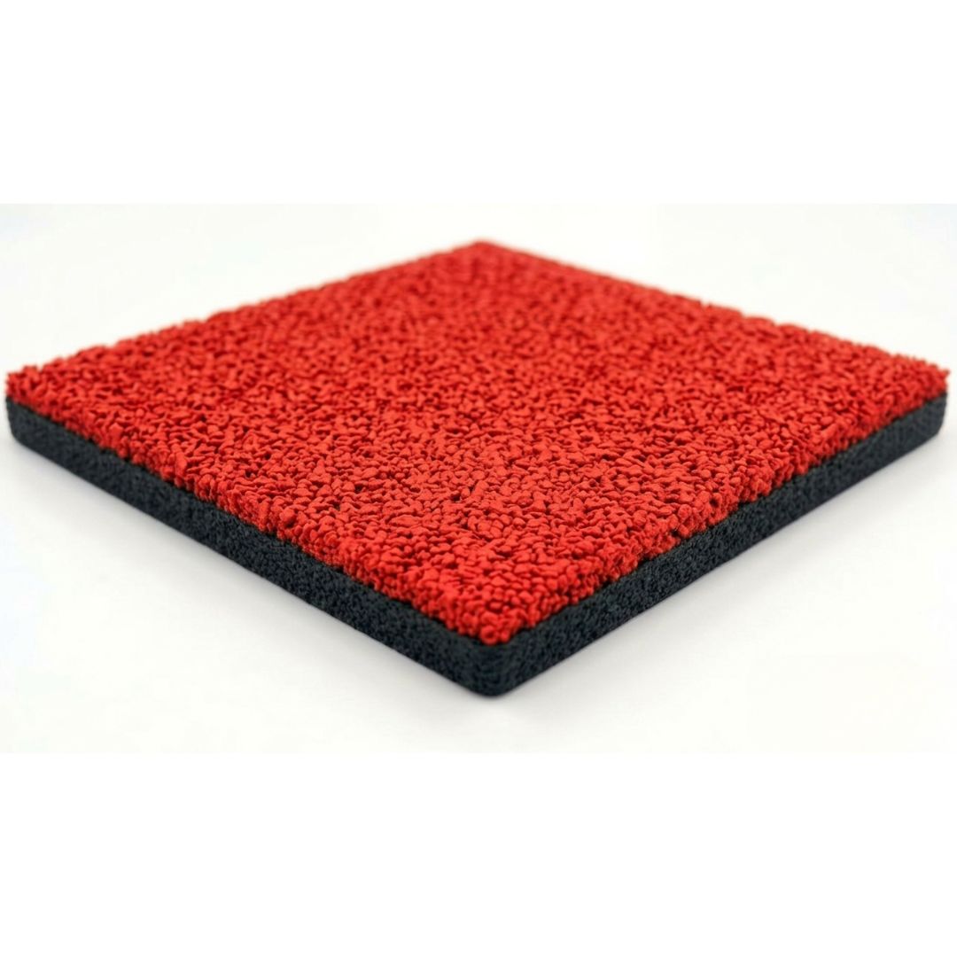 Palmeta de Caucho SBR 50x50cm | Piso Amortiguador para Plazas y Gimnasios 6 Palmeta de Caucho SBR 50x50cm | Piso Amortiguador para Plazas y Gimnasios - Imagen 6