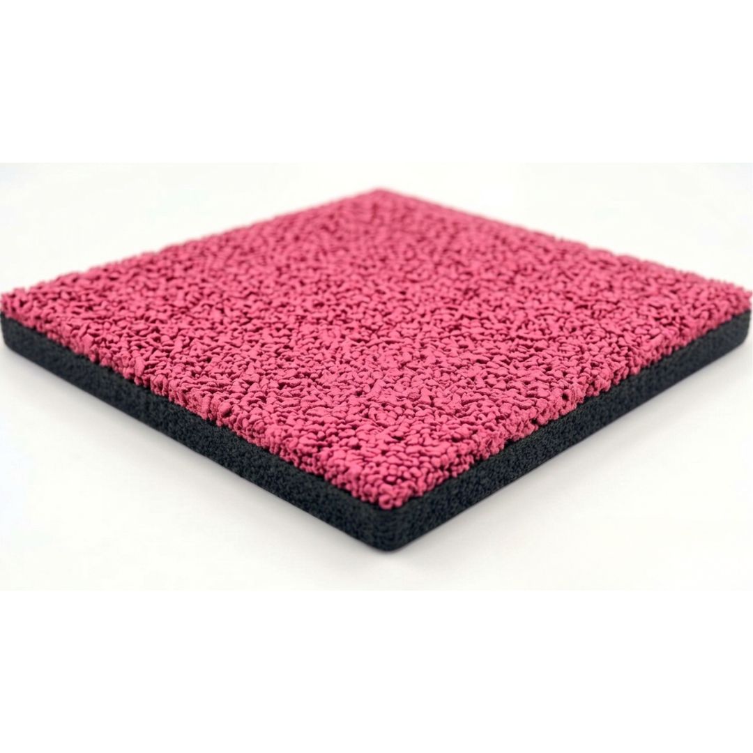 Palmeta de Caucho SBR 50x50cm | Piso Amortiguador para Plazas y Gimnasios 7 Palmeta de Caucho SBR 50x50cm | Piso Amortiguador para Plazas y Gimnasios - Imagen 7