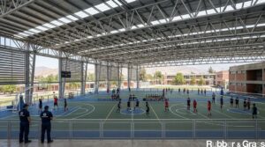 Techado de Canchas Deportivas para Colegios en Chile