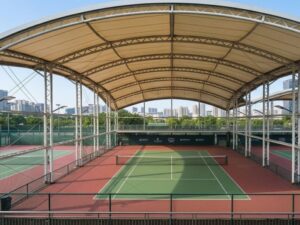 Seguro techado de canchas deportivas para colegios Chile